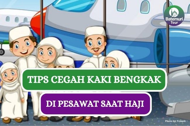 5 Tips Cegah Kaki Bengkak Selama di Pesawat Saat Ibadah Haji